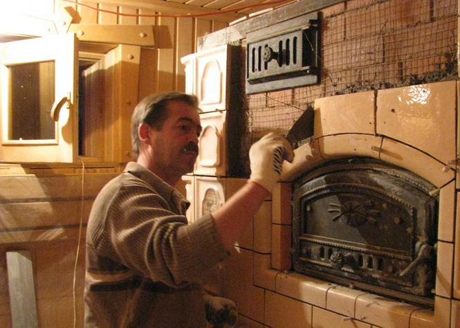 Облицовка печи плиткой в Ишимбае в октябре